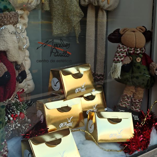 Escaparate Navidad | Centro de Estética Mercedes Patallo